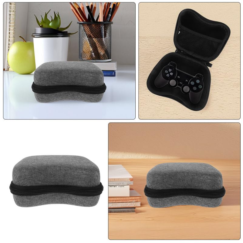 DIYEAH Hard Shell Travel Case Storage Bag for Game Controllers Portable Carrying Organizer 2-Pack Protective Controller Travel Case