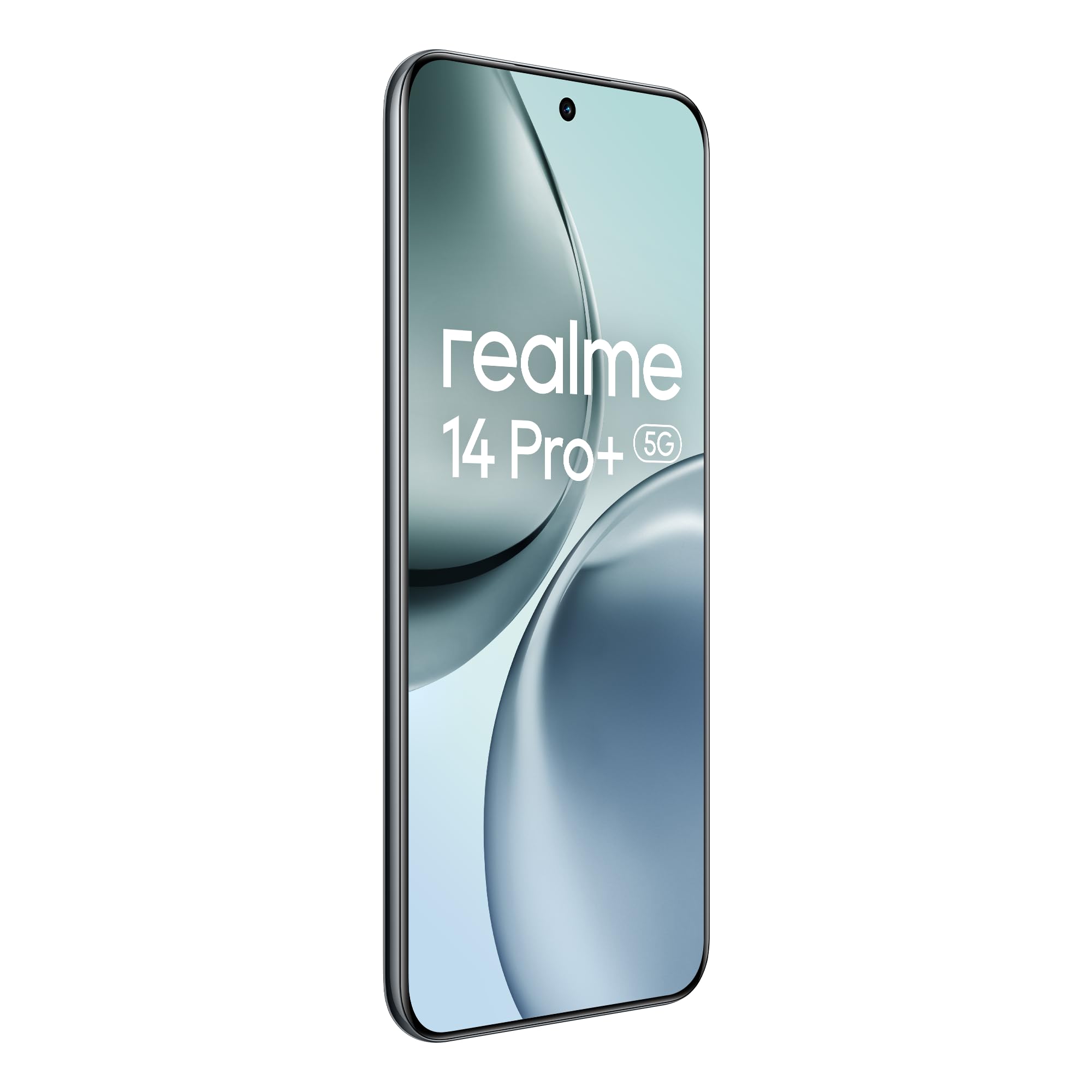 realme 14 Pro+ 5G Smartphone, 8+256GB, Fotocamera Sony IMX896 OIS 50MP, Snapdragon® 7s Gen 3, Display Quad-Curve Senza Cornici, Batteria 5260mAh, Ricarica Rapida 80W SUPERVOOC, Grey