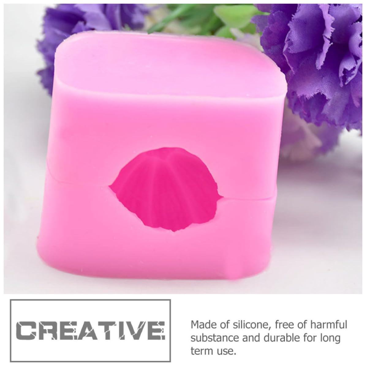 30 Piezas Molde de Silicona para Calabaza 3d Rosa