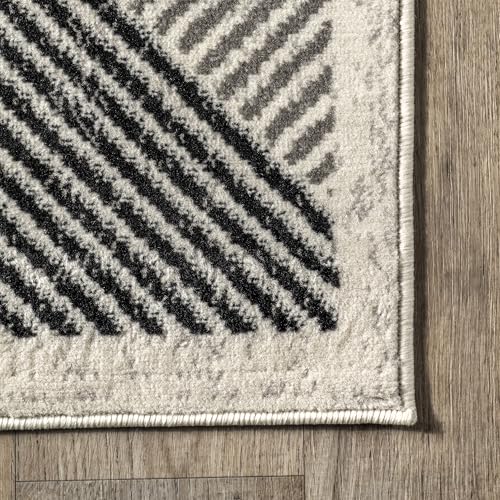 Tapete Decorativo nuLOOM Charline Gris 8'10" x 12' miniatura 6
