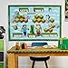 Eureka Minecraft Building A Great Year Classroom Bulletin Board Set for Teachers, 33 Pieces