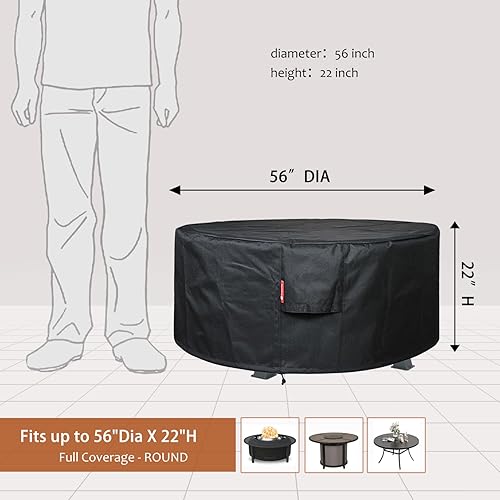 Miniatura 81 de SheeChung Cubierta para hoguera para estufa individual, hoguera al aire libre, sin humo, pequeña, redonda, impermeable, refugio de poliéster 600D