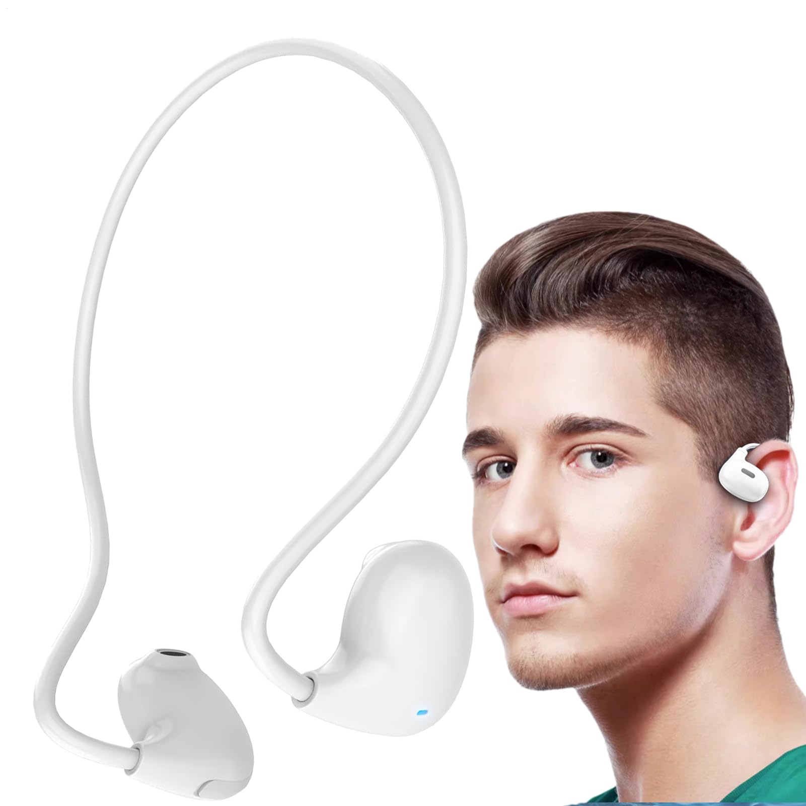 Genérico Cuffie Di Guida D'aria - | Cuffie Senza Fili In Orecchio Esterno | ?ular Batteria Ultra Lunga IP68 ?ular Sportivi A Bassa Latenza