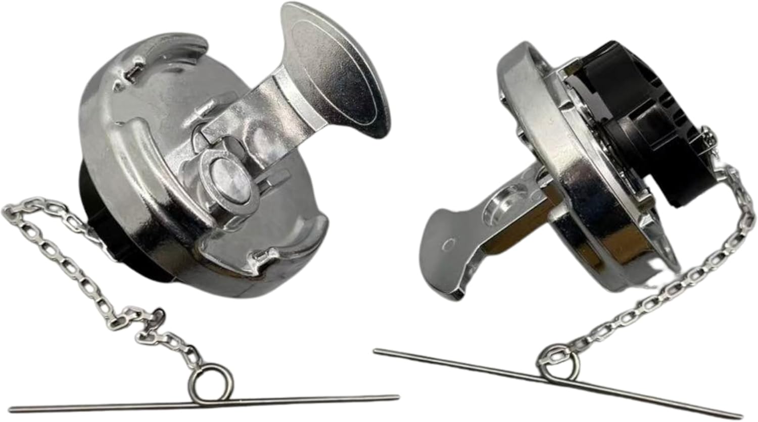 2Pcs Diesel Fuel Cap for Peterbilt - 4" Aluminum Non-Locking Fuel Tank Cap for 1972-2017 Peterbilt 330 335 337 348 357 365 367 377 379 382 384 386 388 389 567 579 587 (Non Locking Fuel Cap)