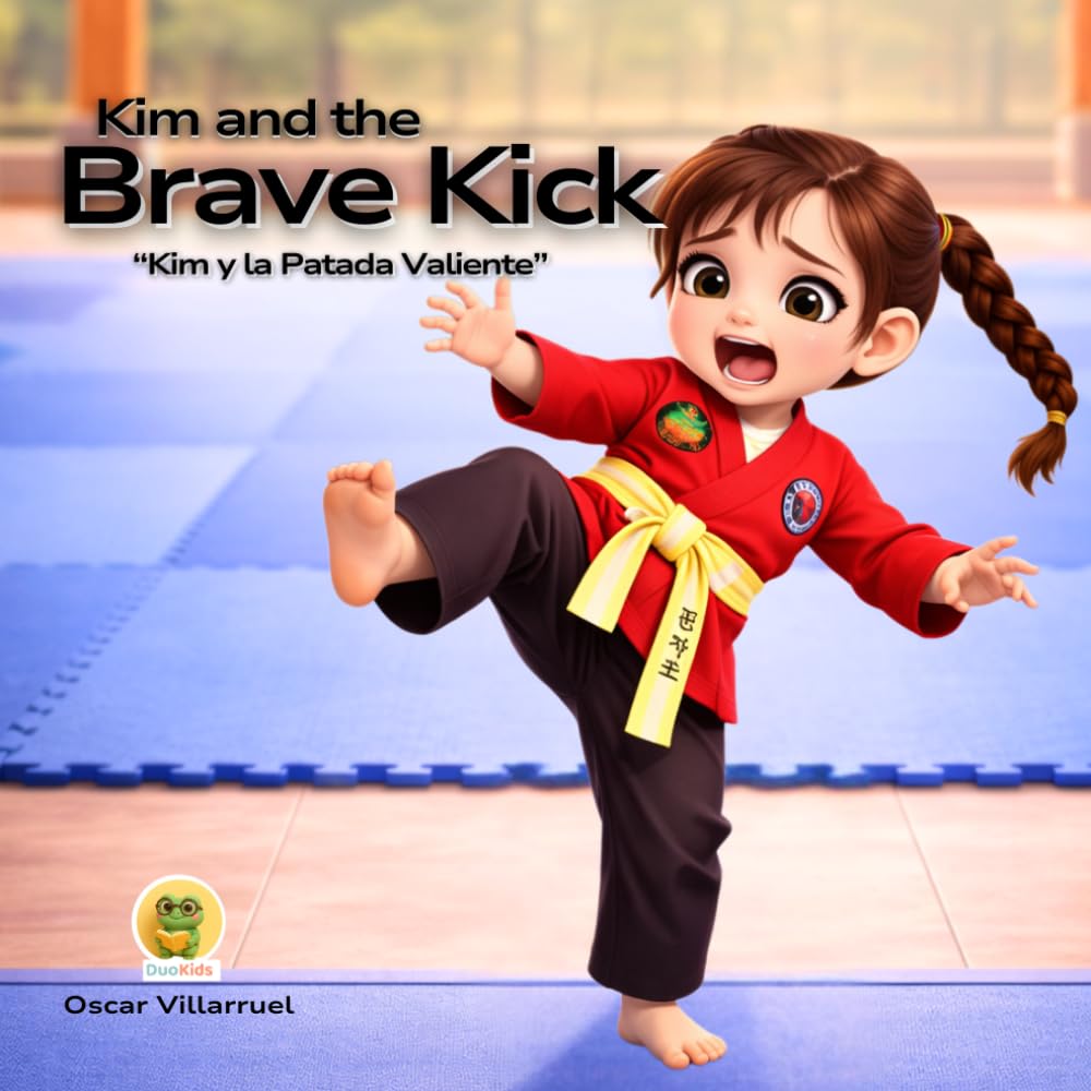 Kim and the Brave Kick - DUOKIDS: Kim y la Patada Valiente - A bilingual story about perseverance, confidence, and never giving up (DuoKids Family Love & Heroic Growth Series)