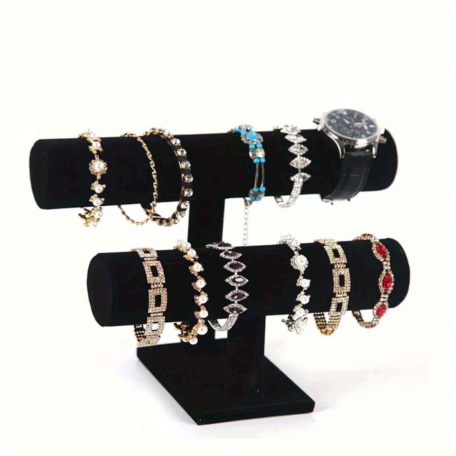 Estante de mesa for joyería, soporte for exhibición relojes Para Accesorios