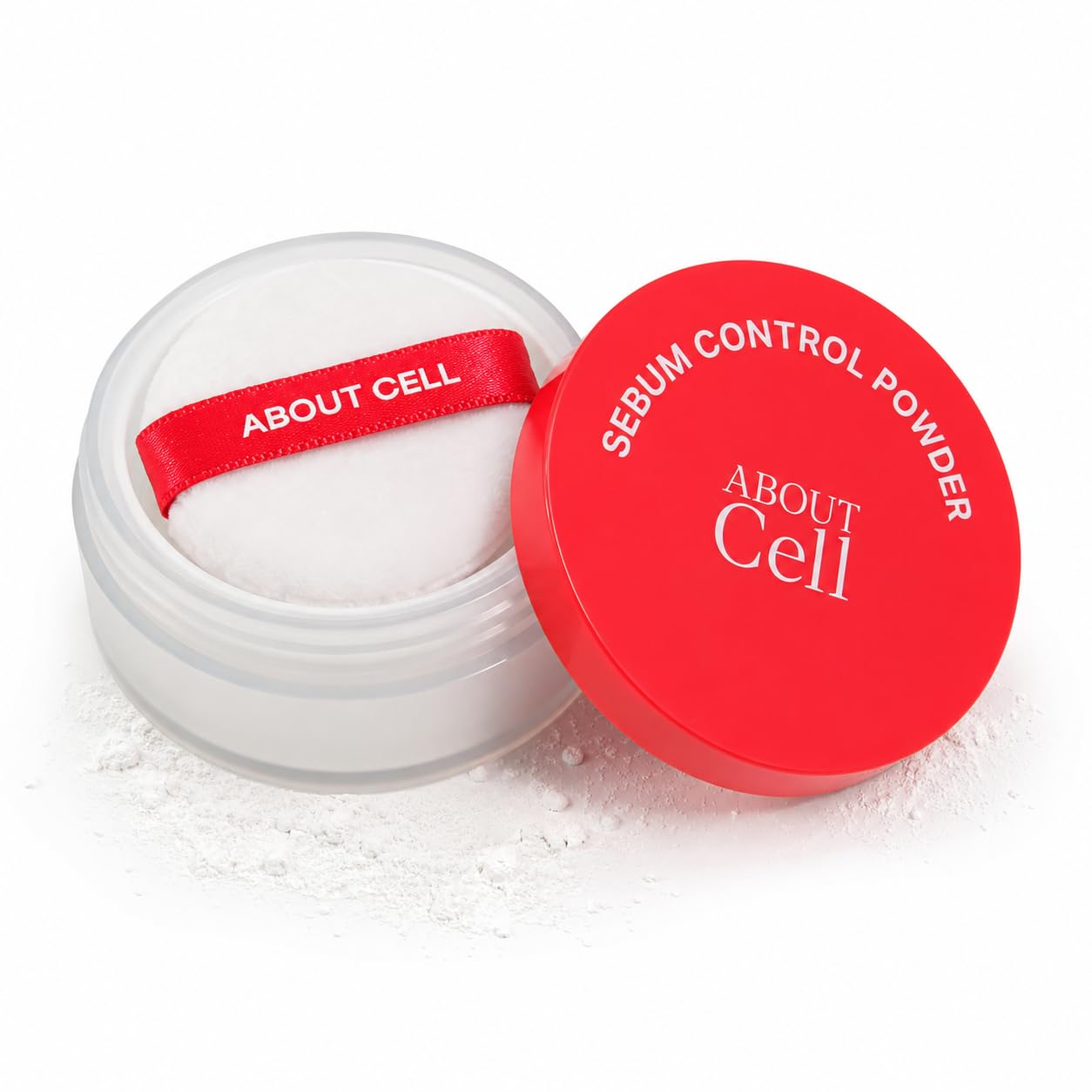 Sebum Control Powder, Translucent Setting Powder with Puff, 6 g