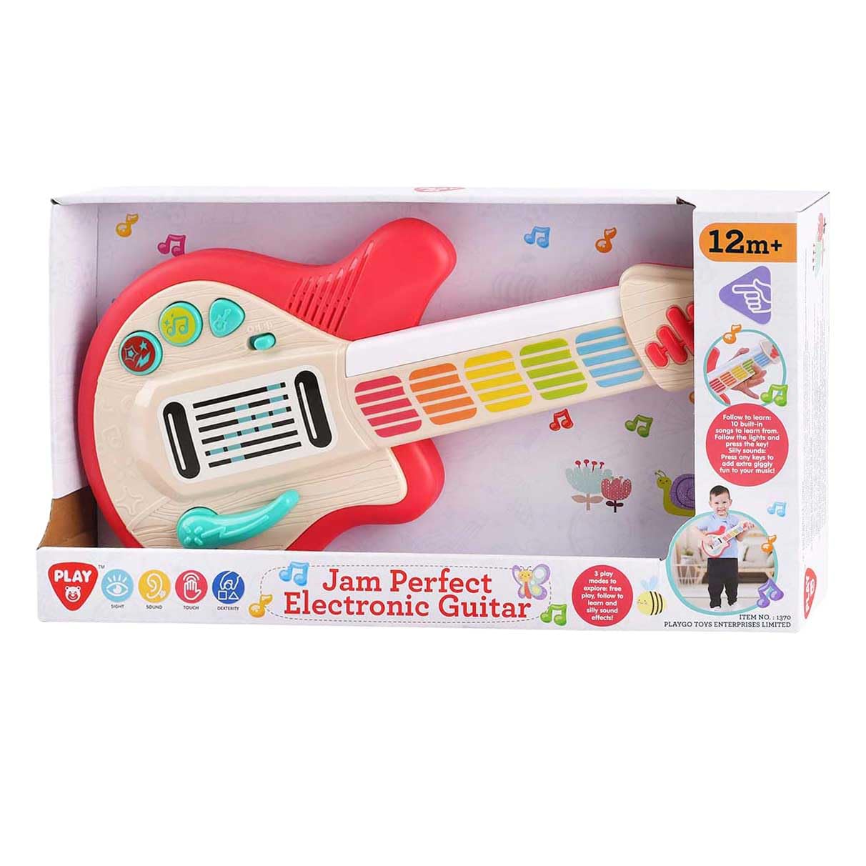 Playgo chitarra elettrica giocattolo Jam Perfect con luce e suono