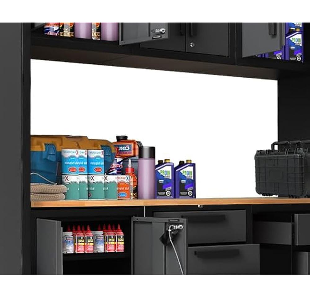 Torin Garage Cabinets Storage System, 9-Pcs Workshop Cabinet Set