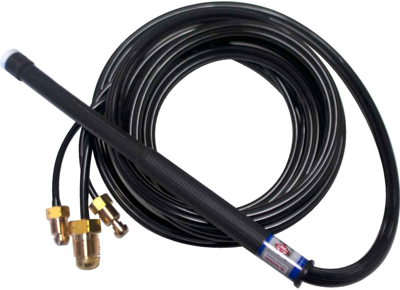 CKPF200 Water Cooled Pencil TIG Torch Kit, Flex, 250A, 12.5', 3-Pc, TriFlex, CKPF212