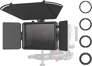 SmallRig Mini Matte Box Pro Flag Kit with Two 4 x 5.65 Filter Frame