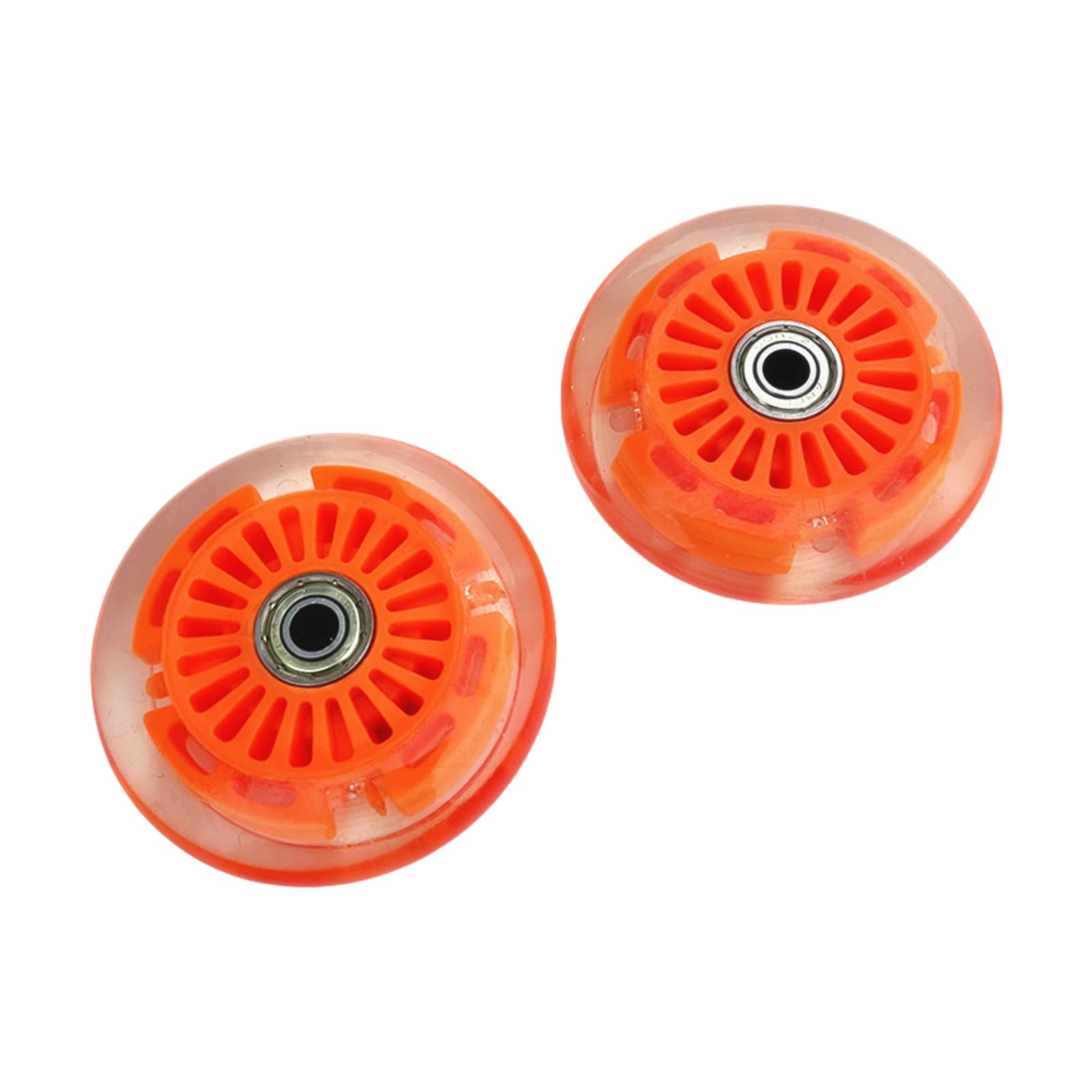 Shurhome 2pack Children's Scooters Replacement Wheel LED Flashing Rear Wheel Mutes Wheel for Easy Replacement