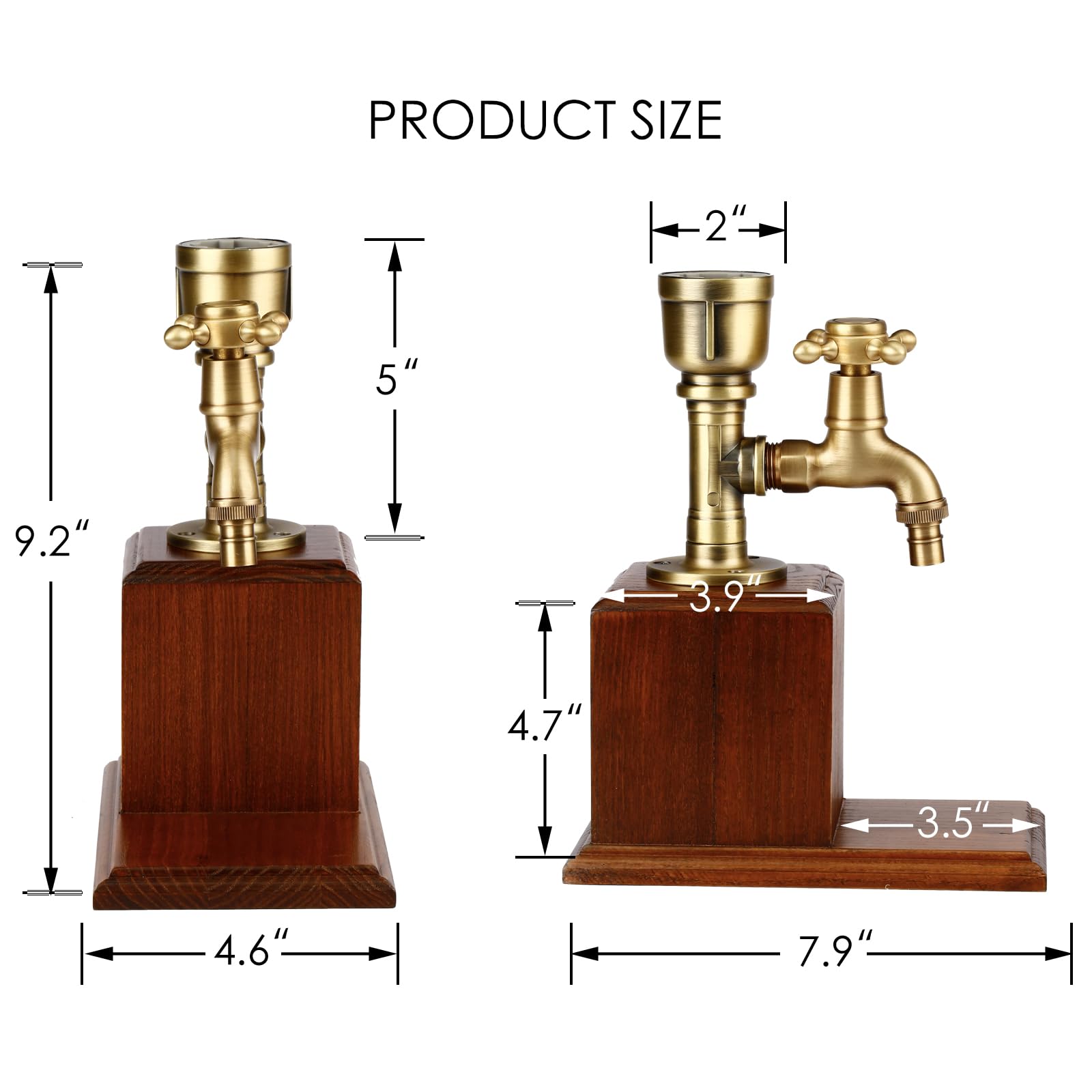 Dispensador de bebidas para fiestas (marrón, 1 botella)