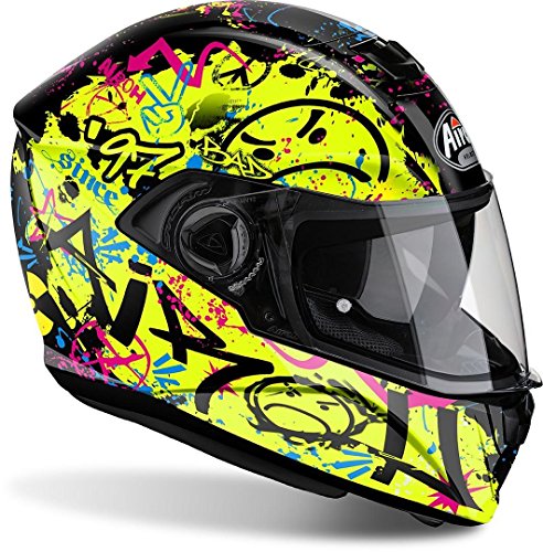 Airoh - casco moto airoh storm cool bicolor gloss stcb17 - cast12e - xl