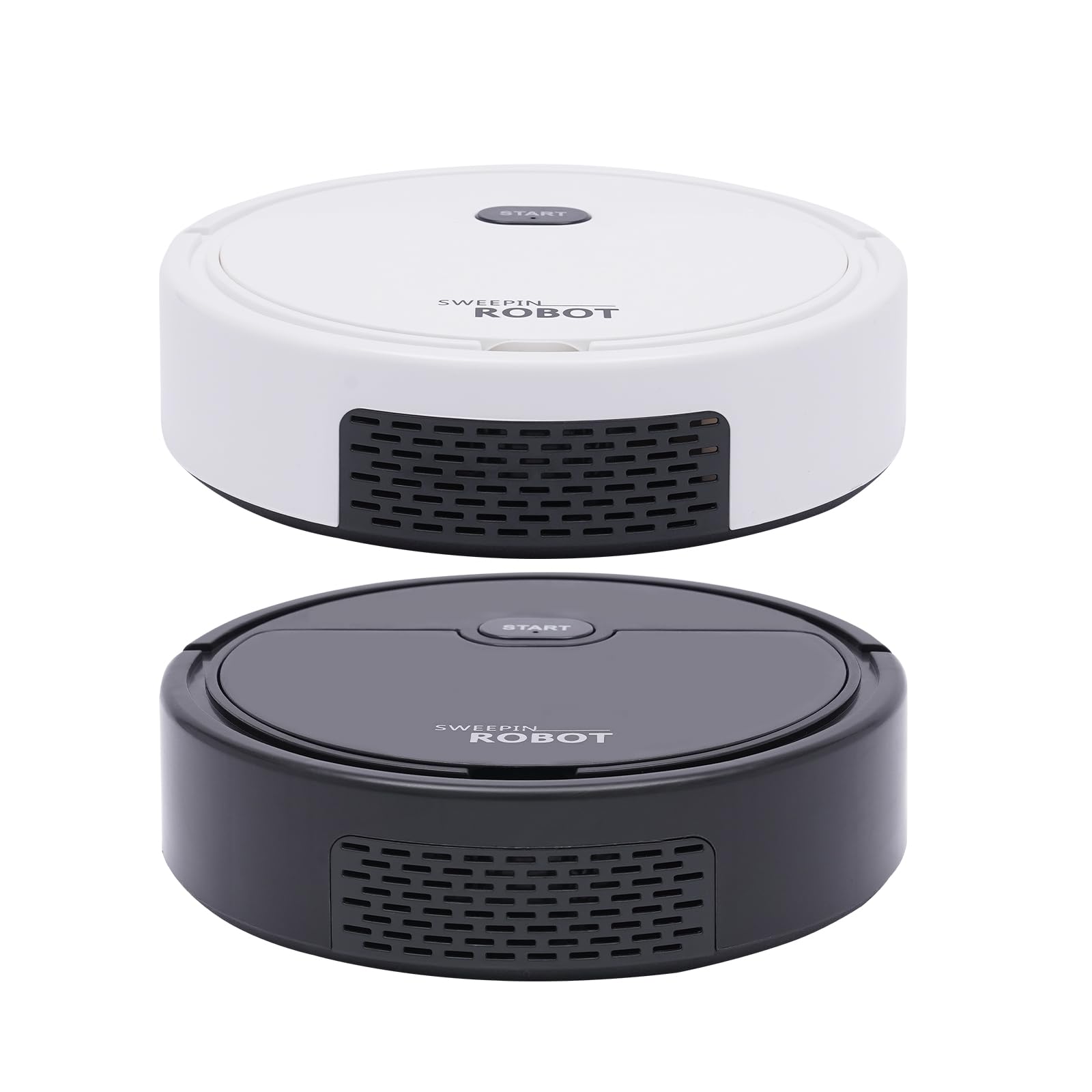 Aspirateur robot intelligent - Forte aspiration - Auto-chargé - Silencieux - Ultra fin - Fonction d'essuyage pour sols durs - Tapis et poils d'animaux de compagnie
