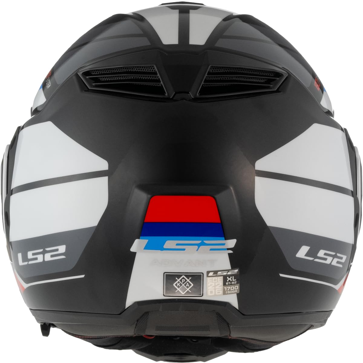 LS2, Casco Moto Modulare ADVANT SPORT Black Blue Red White, XS