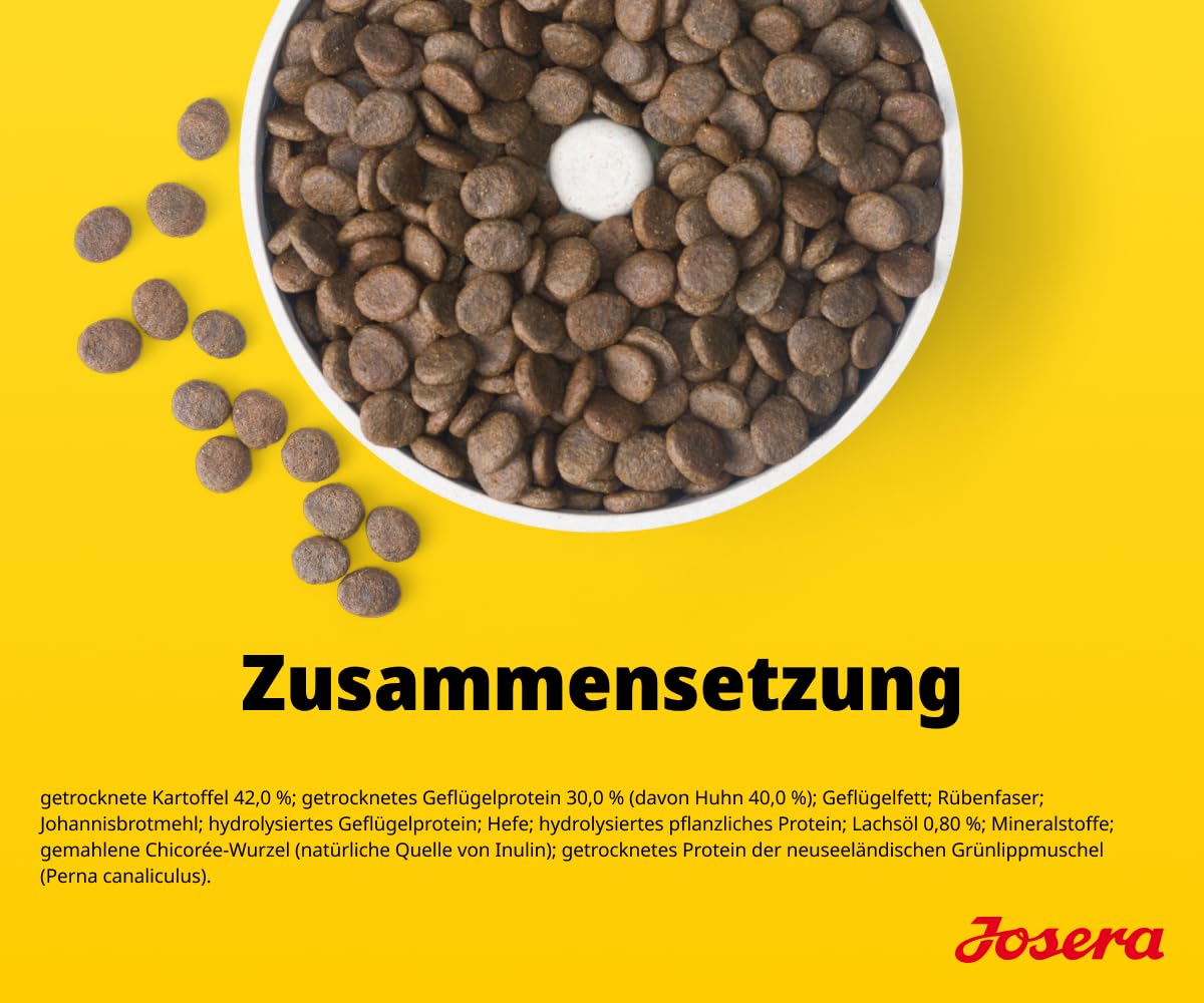 JOSERA YoungStar (1 x 12,5 kg) | Junior | Premium Trockenfutter mit Huhn & Kartoffel für wachsende Hunde mittlerer & großer Rassen | Welpenfutter zur optimalen Versorgung | getreidefrei | 1er Pack