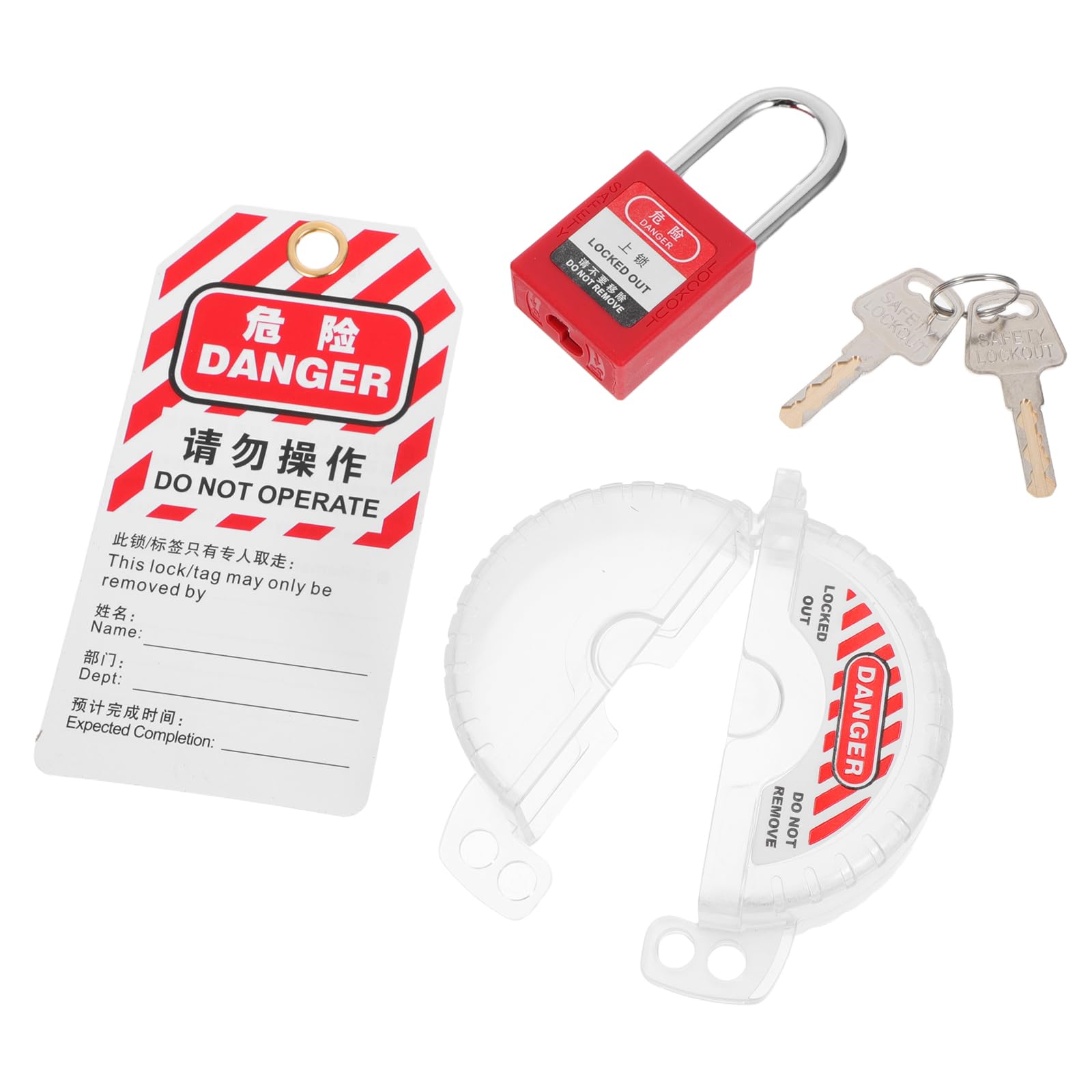 Cadenas de robinet d'eau extérieur avec boîtier transparent haute résistance
