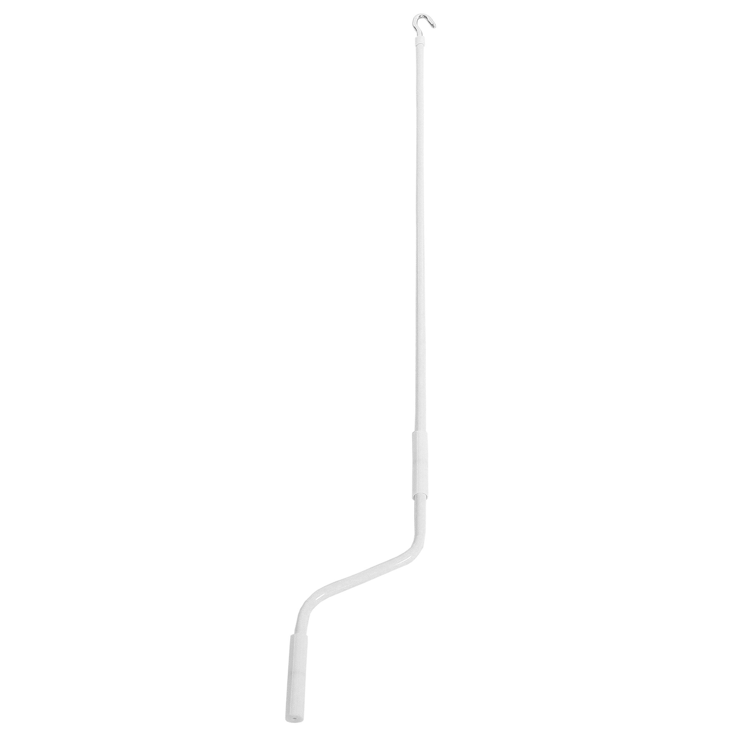 Mendler Handkurbel für Markisen, Markisenkurbel Kurbel, 150cm - weiß