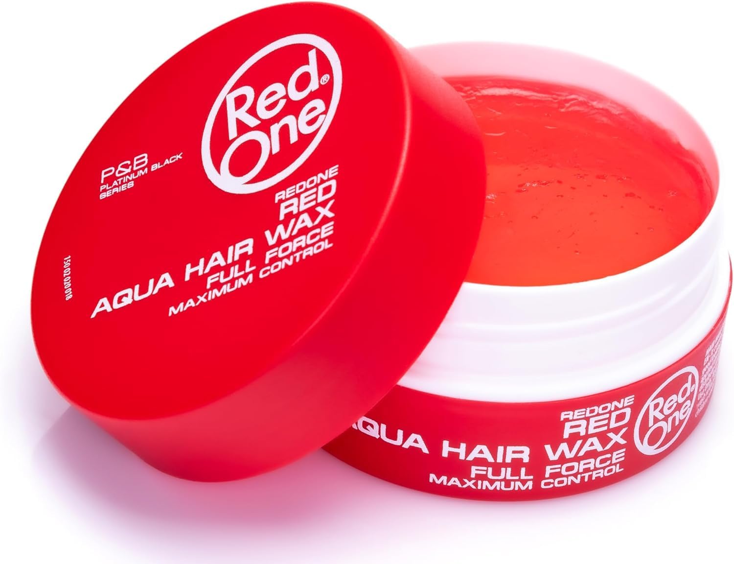 RedOne Aqua Hair Wax Rojo + Argan Matte Hair Wax 150ml – Cera para Cabello Hombre con Fijación Fuerte, Control Máximo, Acabado Brillante y Mate
