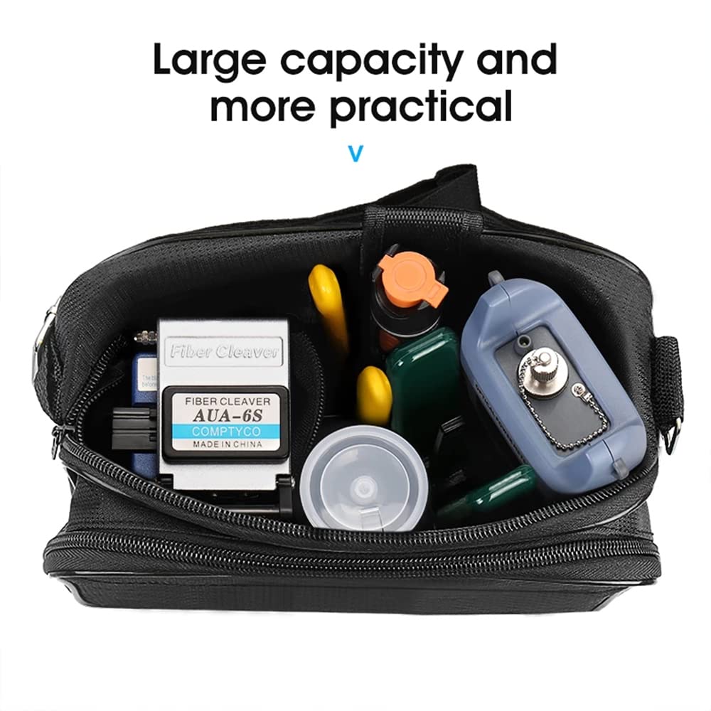 Kit de Fibre Optique FTTH avec 6S Couperet, 70dBm~ + 10dBm Compteur de puissance optique et 10mW échec optique avec coupe-fibre et outil de dénudage pour testeur de câble