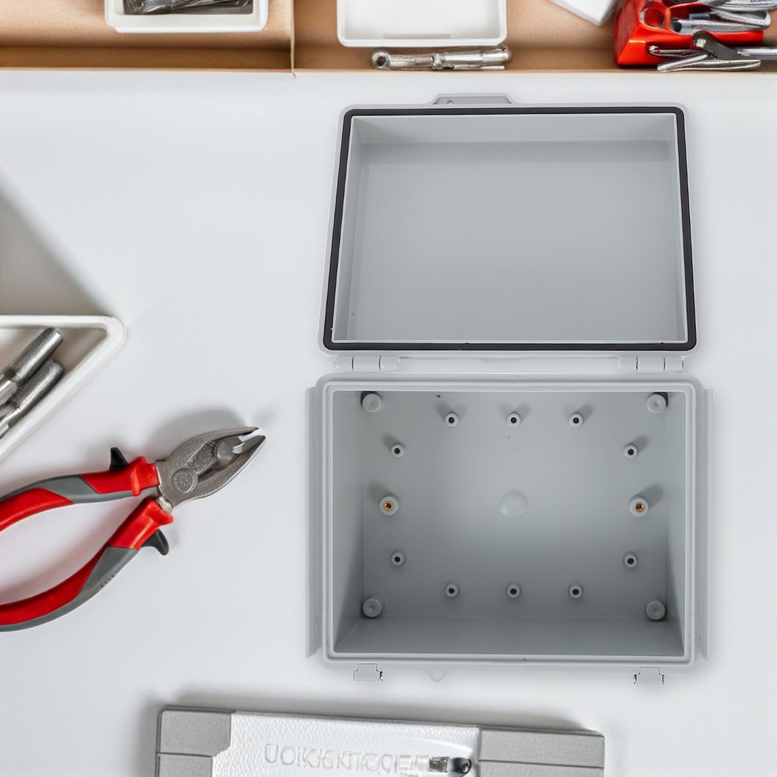Caja de Conexiones Externa de Plástico Resistente Intemperie