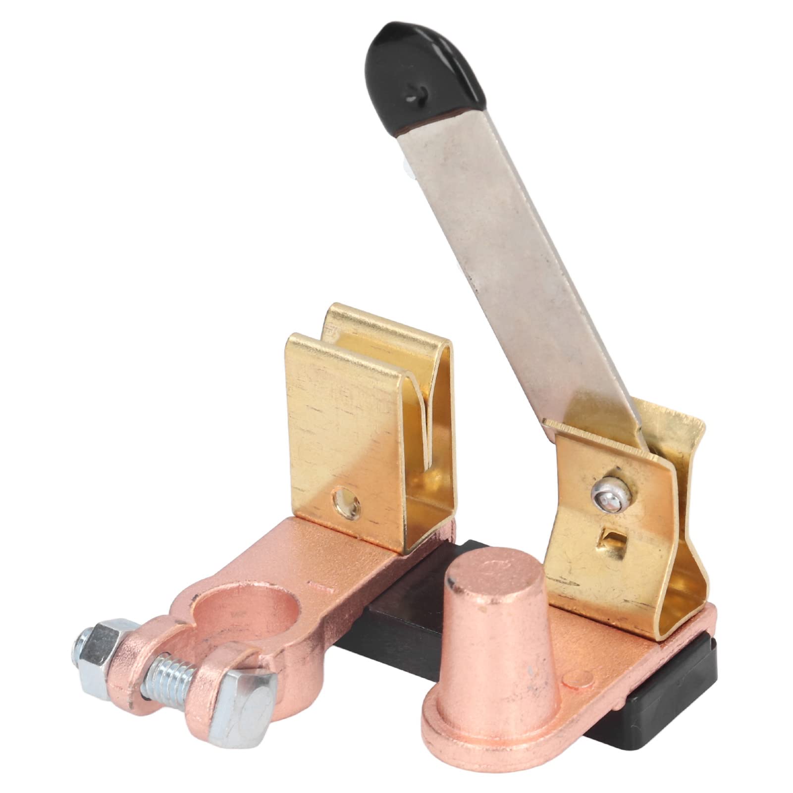 Top Post Knife Blade Master Switch, 12V 24V Battery Disconnect Switch, Solid Brass, Car Top Post Disconnect Power Cut Off Isolator, for Auto Car RV Marine Boat Truck Vehicle