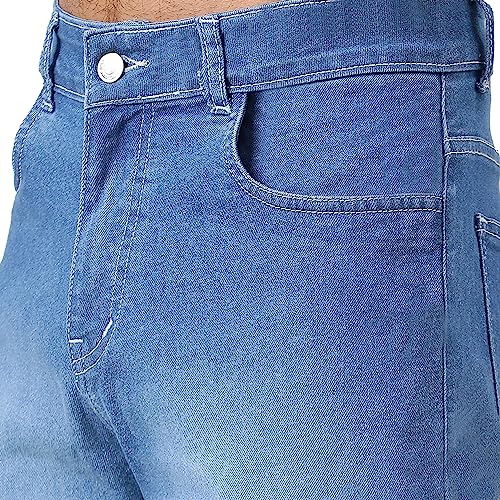 Image of KOTTY Men's Relaxed Fit Straight-Leg Jeans|Comfortable & Durable Denim Jeans