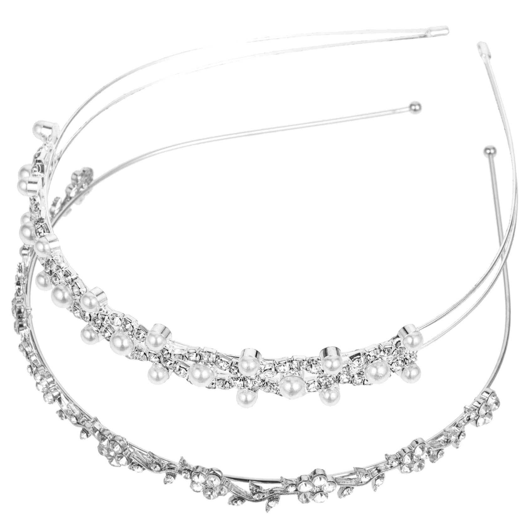 10 Piezas Diadema De De Diamantes De Imitación Decoración Tocados De Novia Adornos Nupciales Para El Cabello Diadema De Diamantes De Imitación Metal Colocar Boda Niño