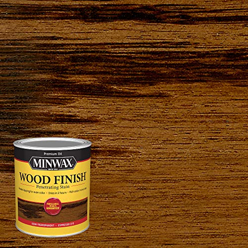 Image of Minwax 700504444 Wood Finish Interior Penetrating Stain, Quart, Espresso