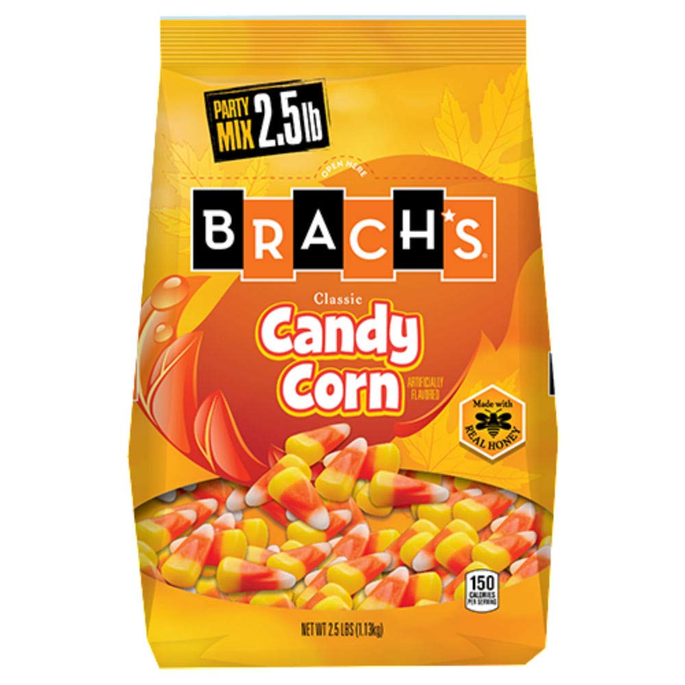Brach's Classic Candy Corn, Made with Real Honey (Classic 40-oz Bag, 3 Pack)
