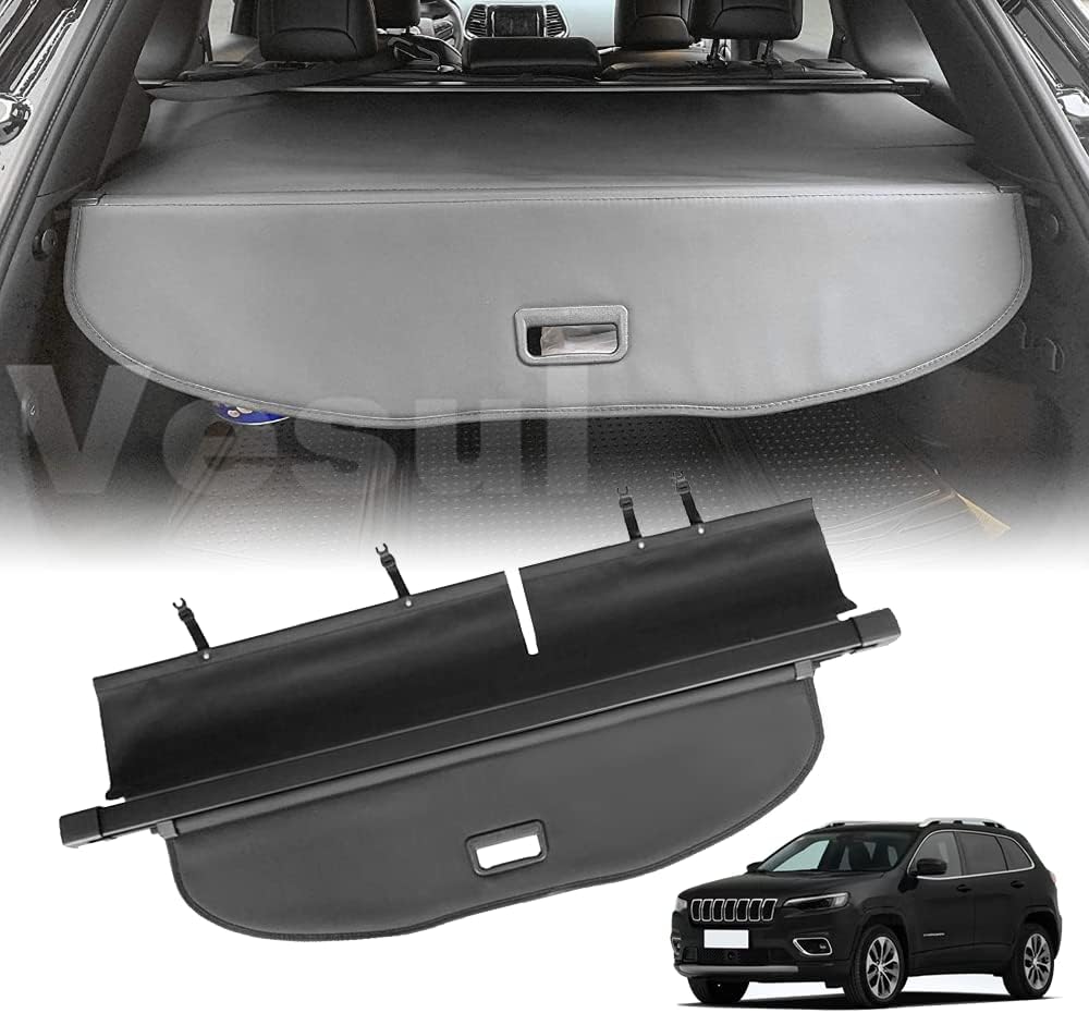 VESUL Retractable Rear Trunk Cargo Cover Compatible with