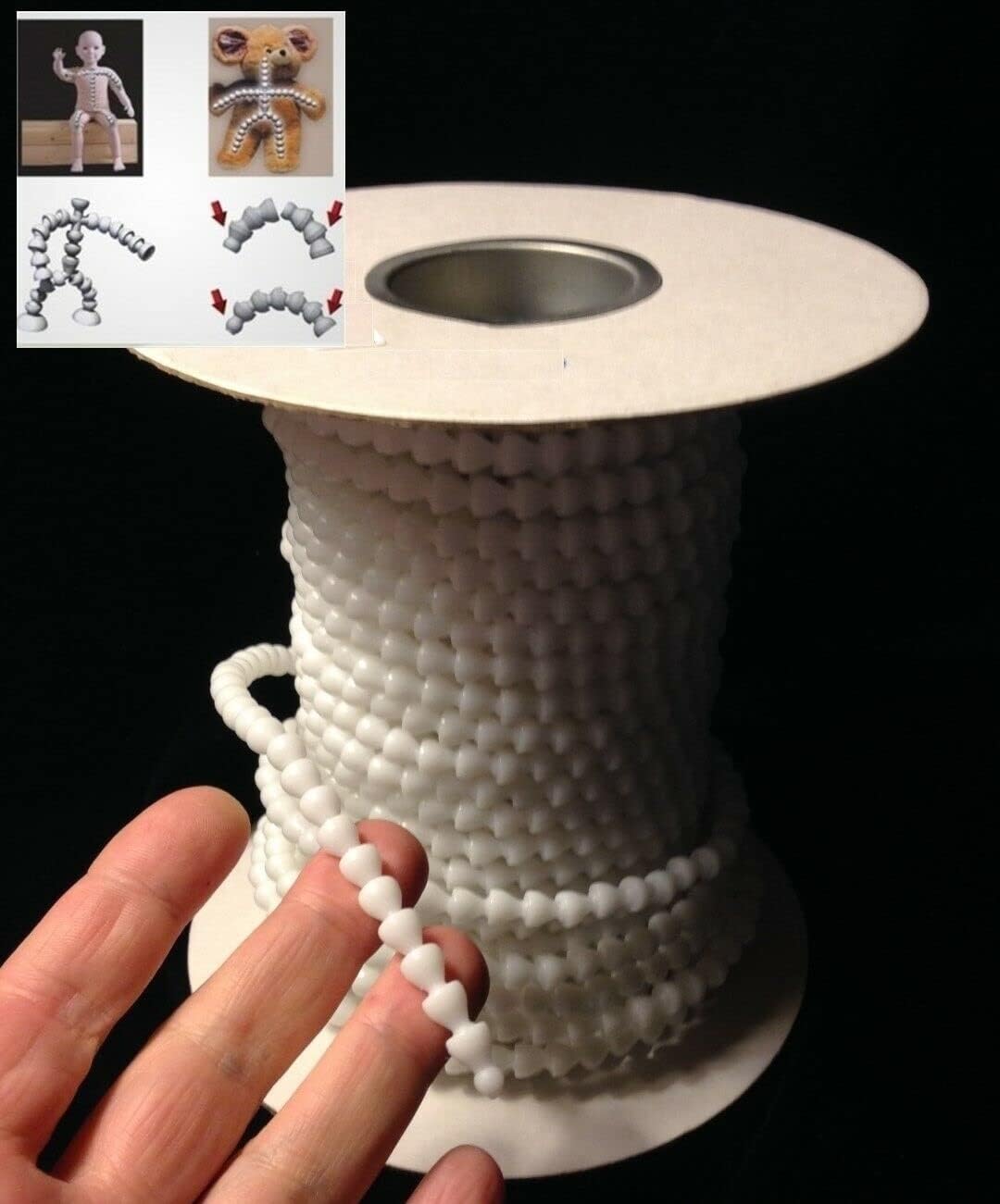 M03001x50FS Jeton Bulk Ball Socket Flexible Armature 3/32