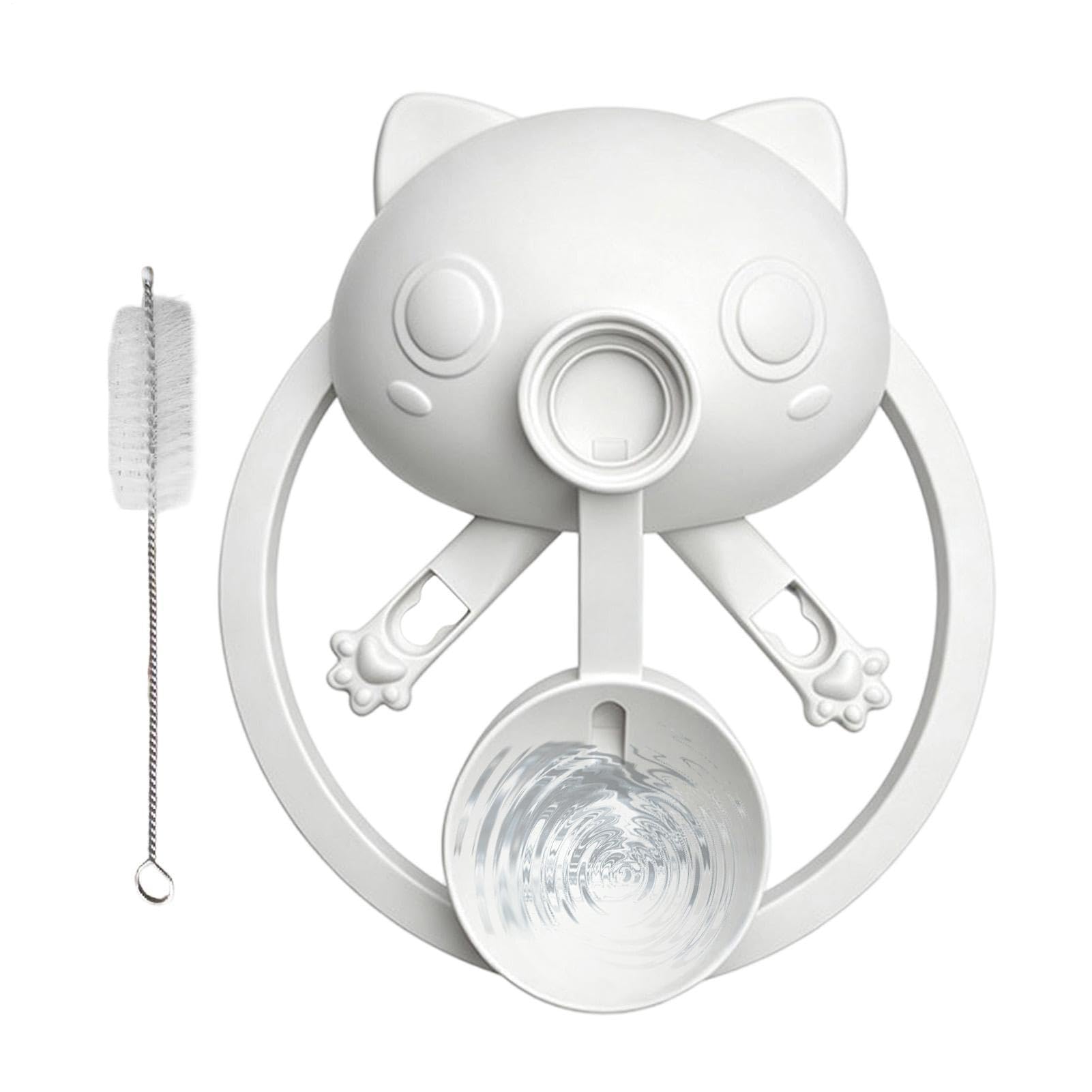 Soporte fuente de agua para gatos base antideslizante evita derrames