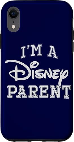 iPhone XR Disney I'm A Disney Parent - Funda con logotipo de texto