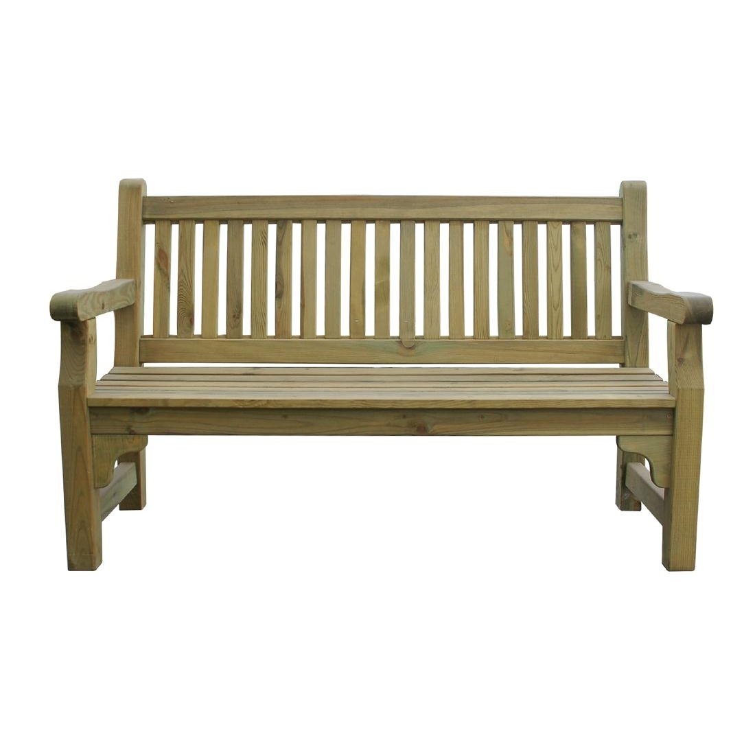 Rowlinson Brown Softwood Garden Bench