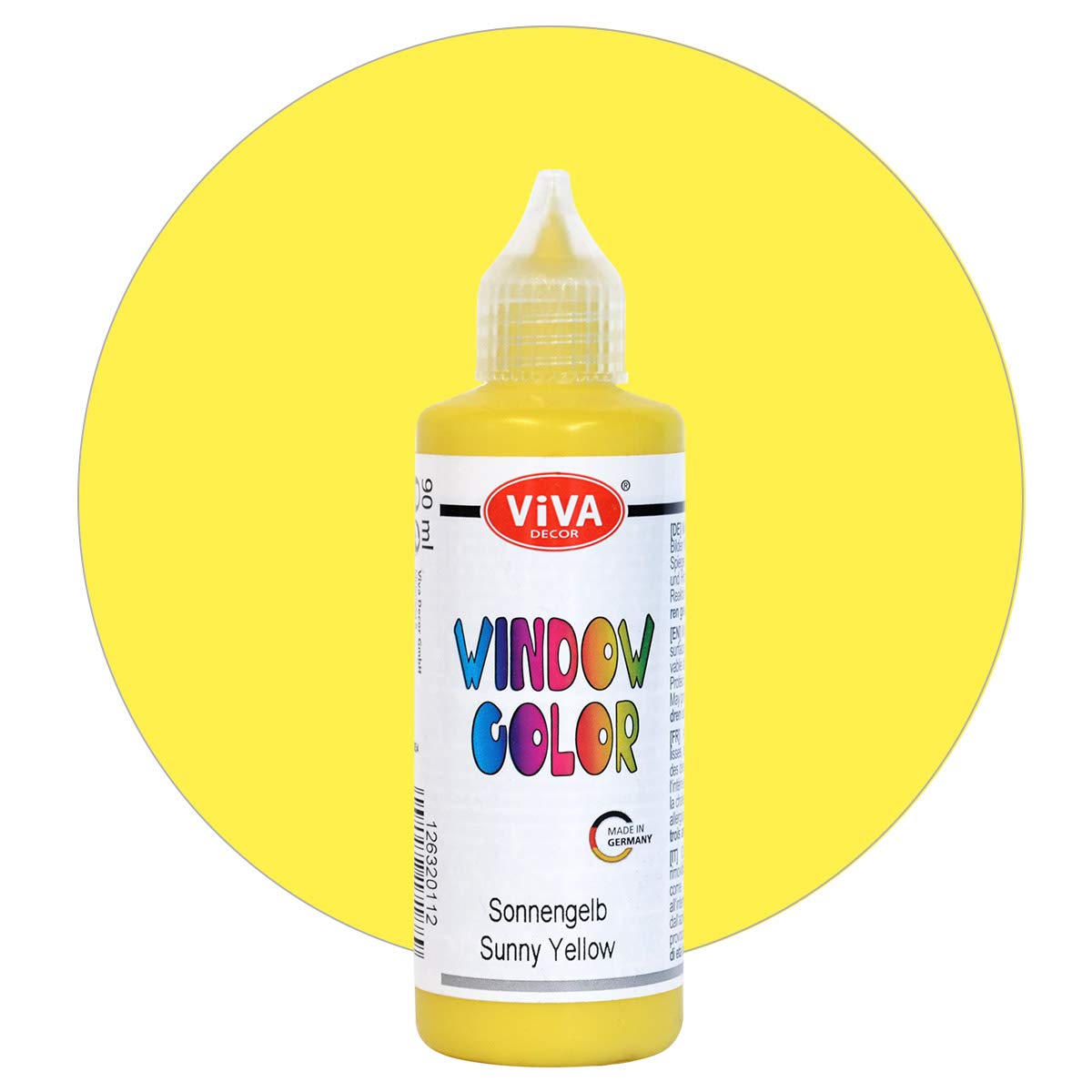 Viva Decor Window Color Sonnengelb 90 ml