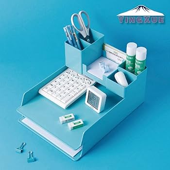 Amazon.co.jp: YingXue デスクトレー A4 書類整理 縦型