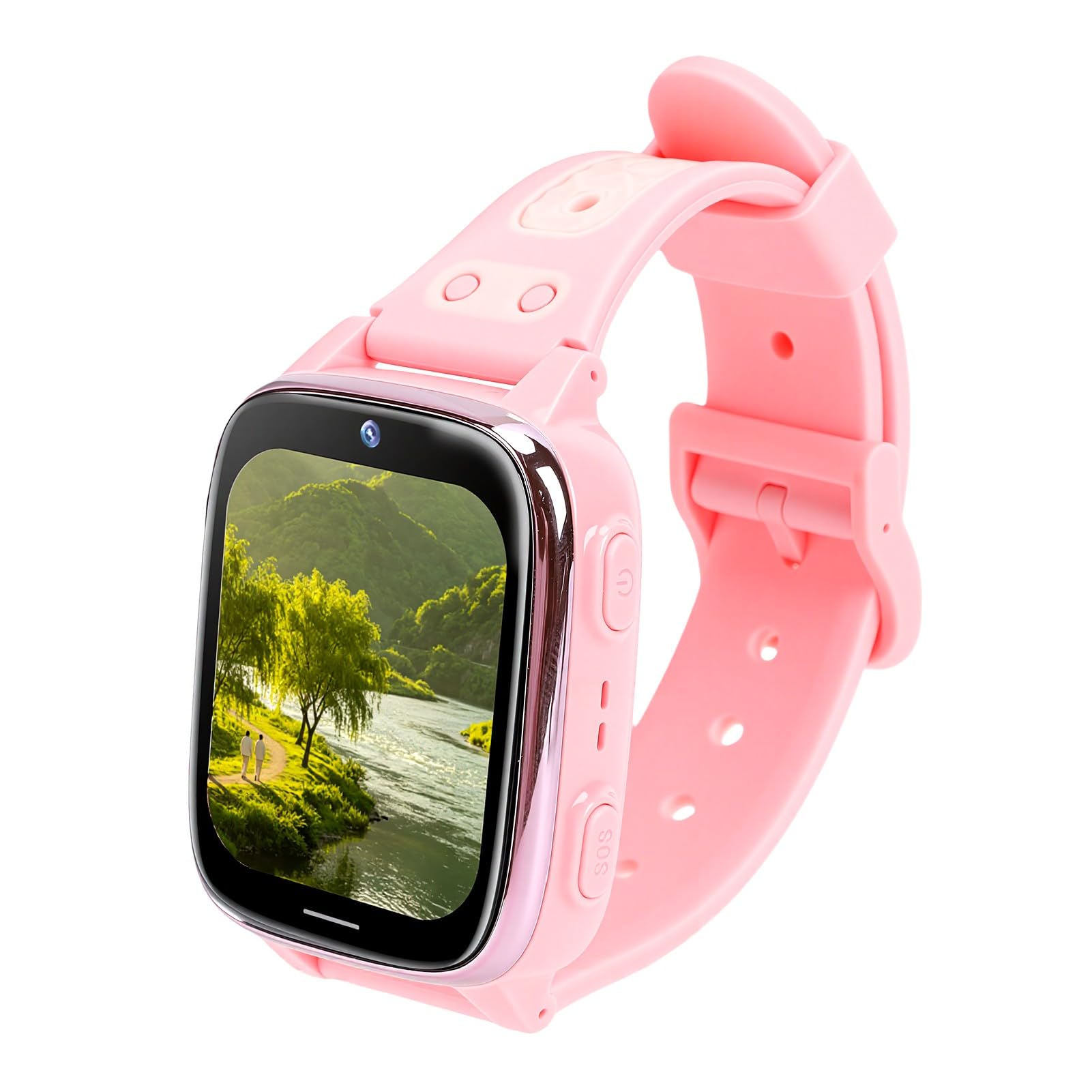 Elprico Montre connectée Enfant 4G LTE avec Appel vidéo et SOS