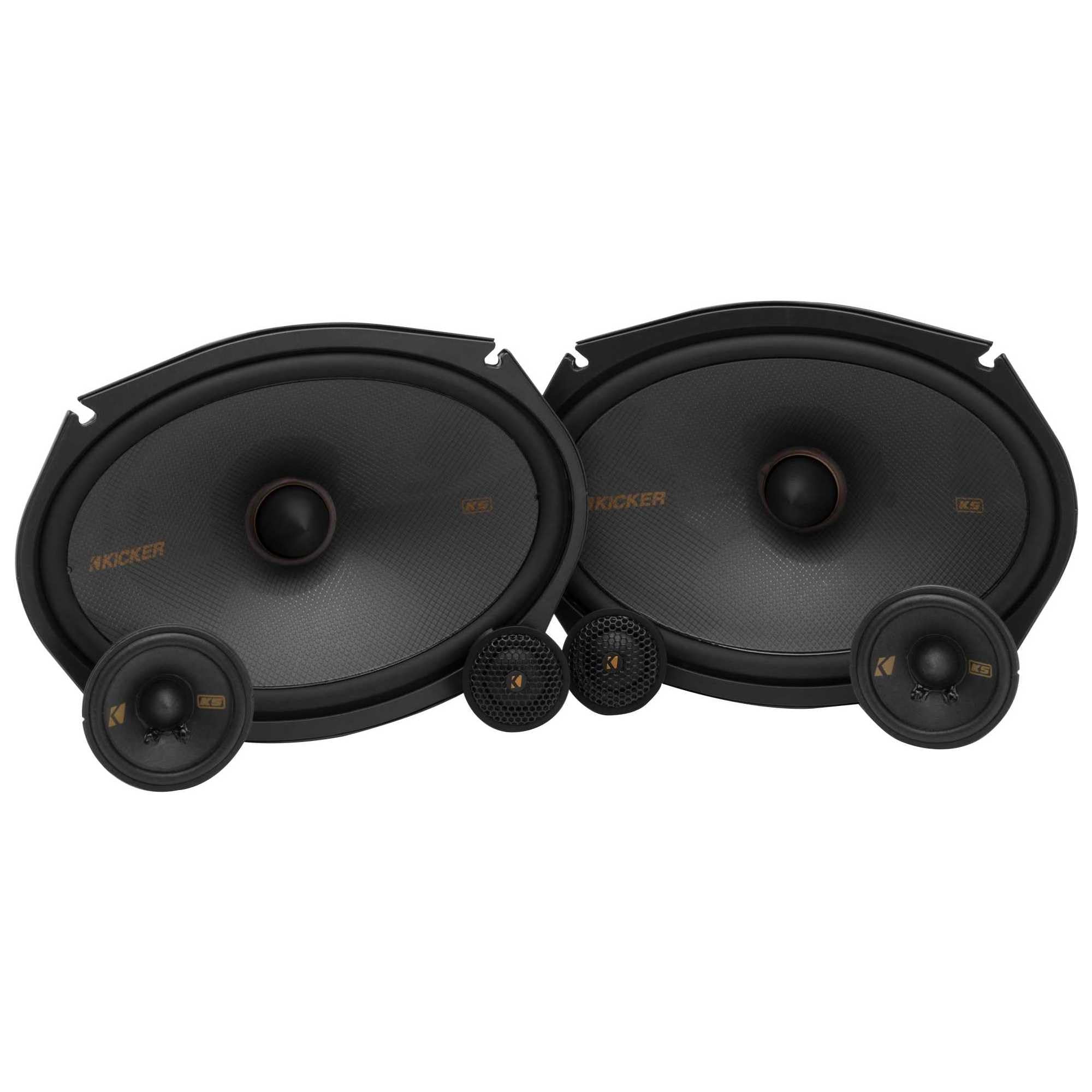 Amazon.co.jp: KICKER 51KSS369 コンポーネントスピーカーシステム | 3 