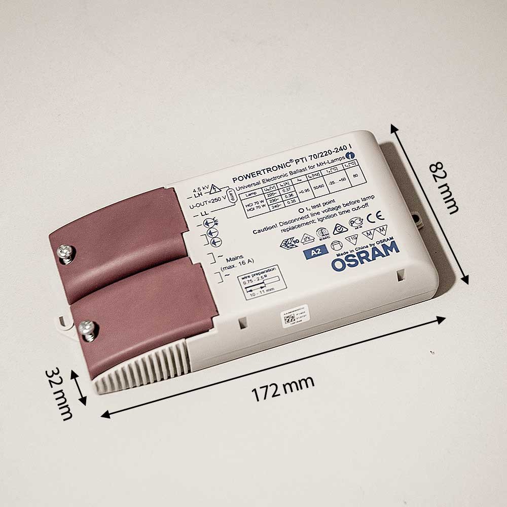 Elektronischer OSRAM Vorschaltgerät POWERTRONIC PTI 70W jedem Artikel muss