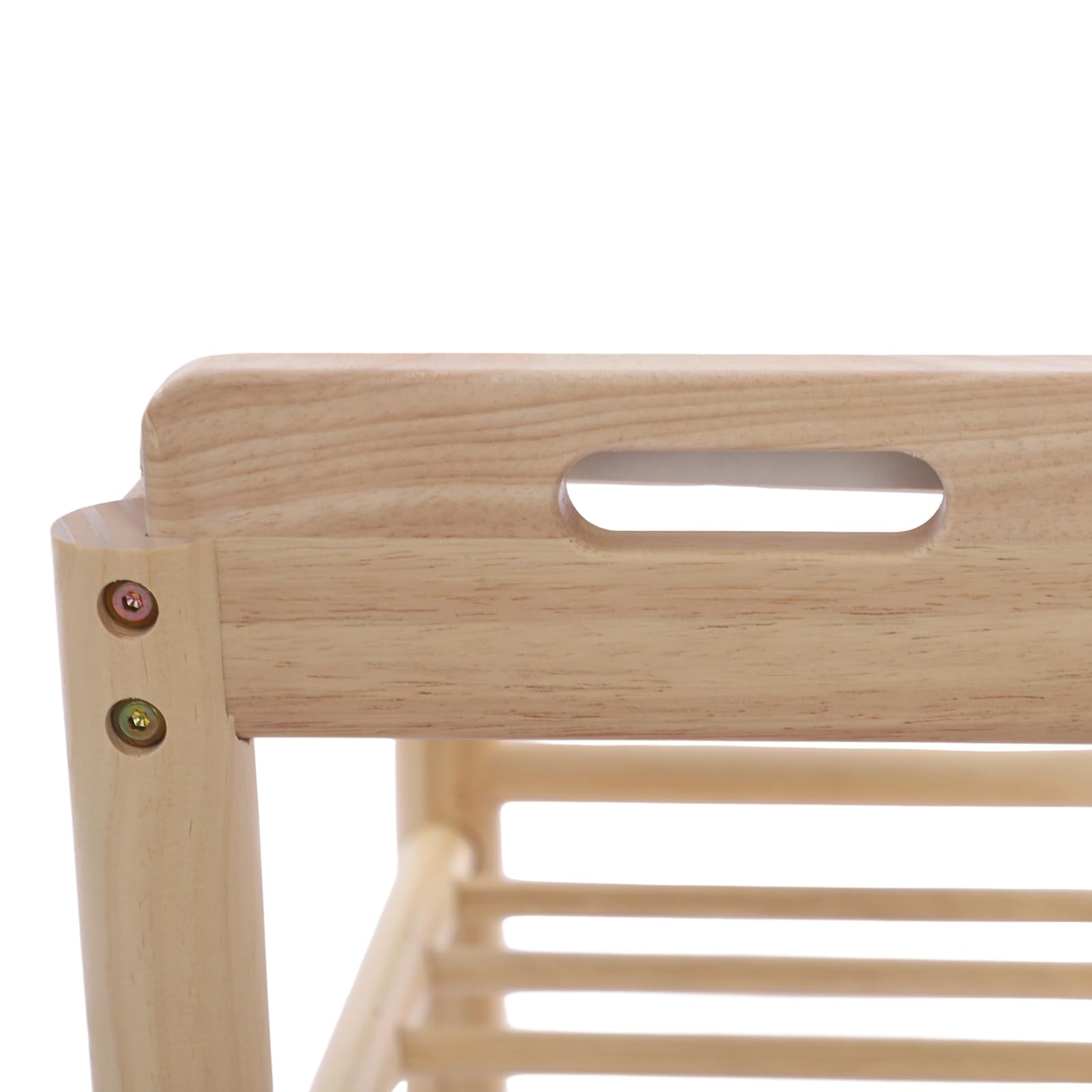 Zapatero de madera con asiento, 45 x 30 x 40 cm, zapatero con cojín, 2 niveles para pasillo, entrada, salón (color registro)