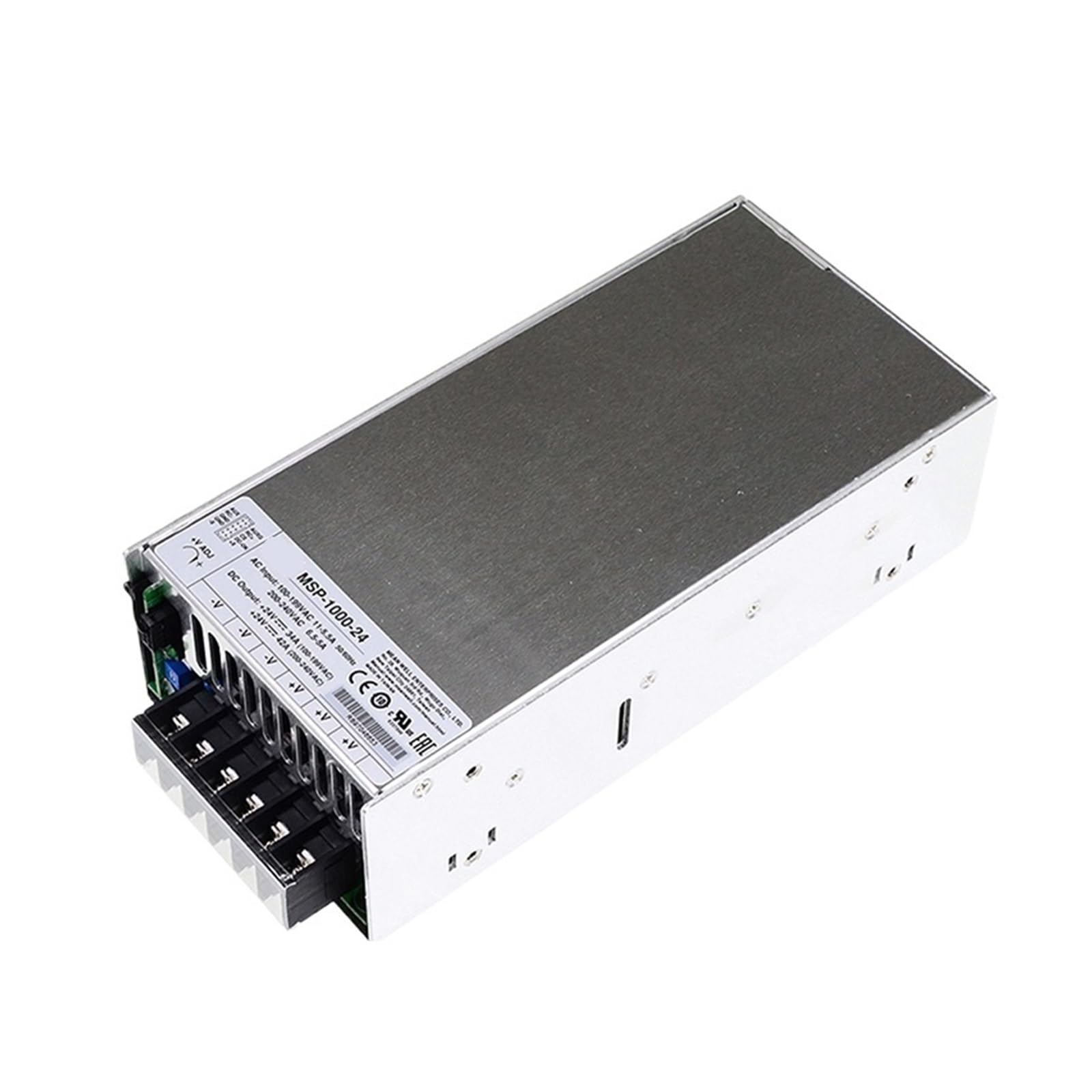BRODEFUP 1000W Single Output MSP-1000-12 12V MSP-1000-15 15V MSP-1000-24 24V MSP-1000-48 48V 1000W(MSP-1000-48)