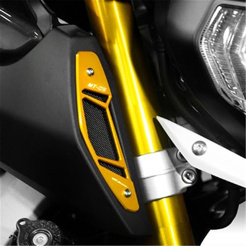 Miniatura 3 de Par de cubiertas de admisión de aire de motocicleta CNC izquierda y derecha para Yamaha MT-09 FZ09 2013-2016 (azul)