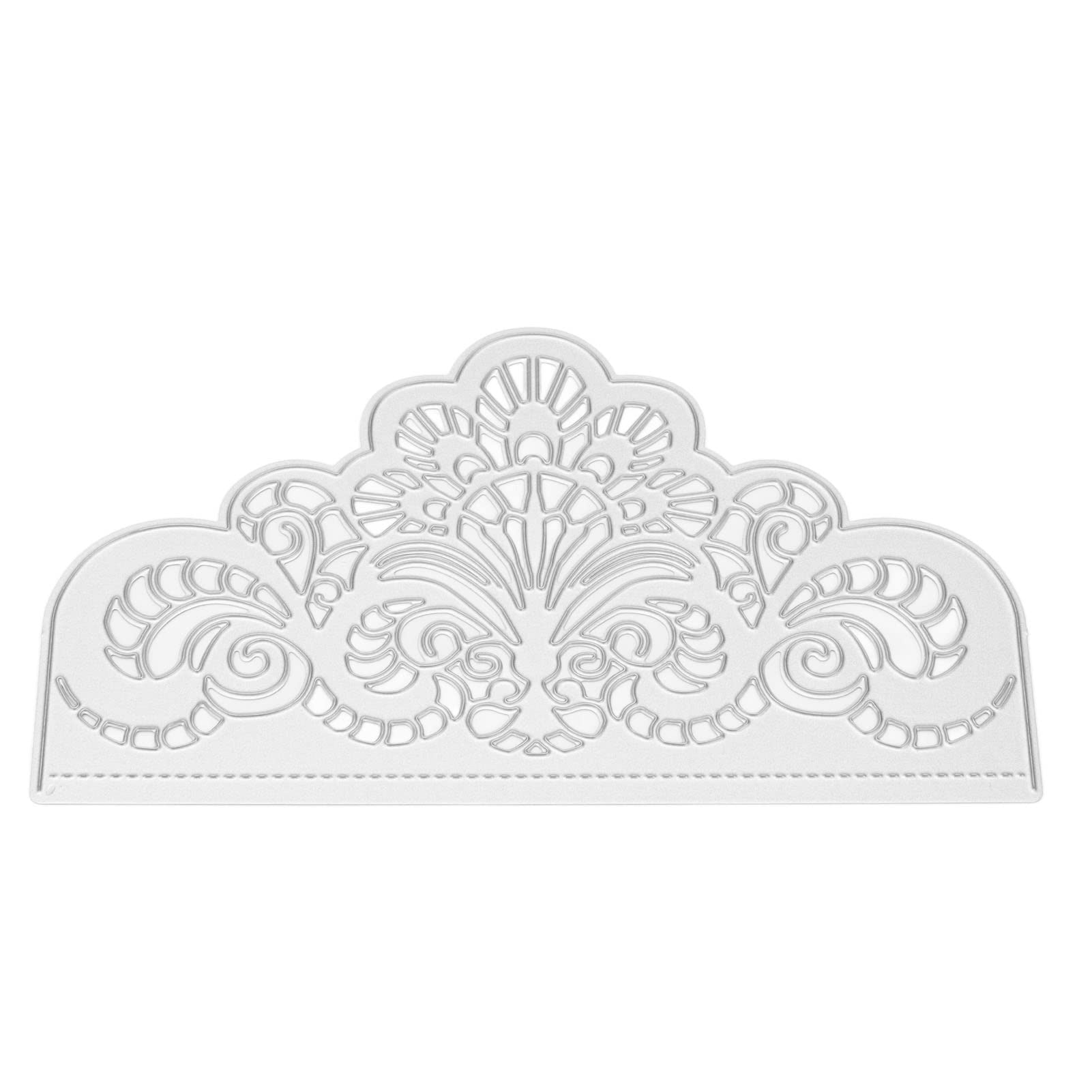 WinmetEuro Lace Stencil, Metal Die Cuts Lace Shape Cutting Dies Hollow Die Cutting Stencils for Scrapbooking for Card Making