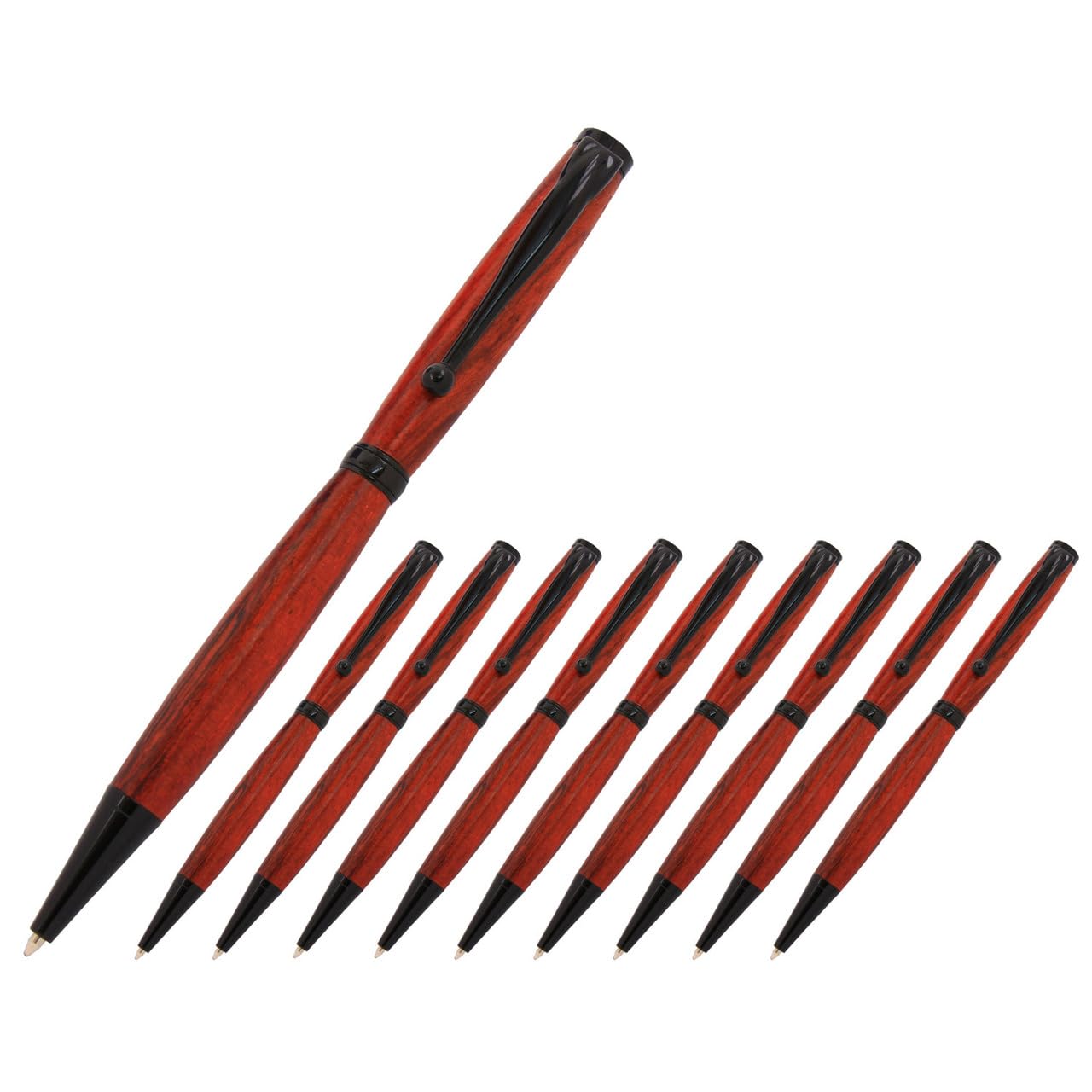Slimline Pen Kits Houtdraaien 10 Packs Houtdraai Pen Kits - Zwart Chroom Twist Pen Sets Voor Draaien (Blanco Niet Inbegrepen) Houtdraaipen Kits Slimline Pen Kits Houtdraaien 10 Packs Houtdraai Pen Kits - Zwart Chroom Twist Pen Sets Voor Draaien (Blanco Niet Inbegrepen) Houtdraaipen Kits