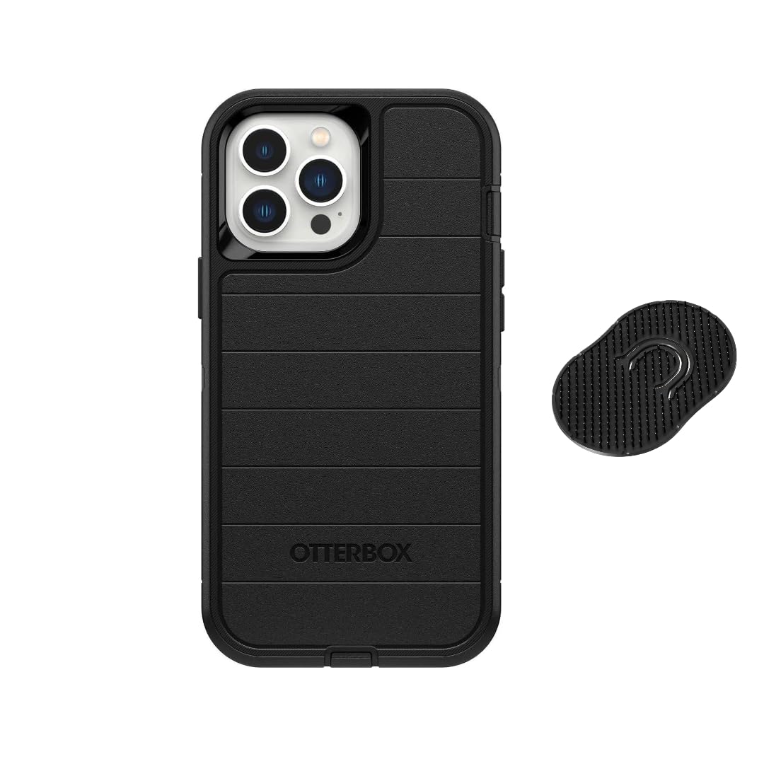 OtterBox Defender Series Case for iPhone 13 Pro Max/12 Pro Max – Rugged Protection, Screenless Design, Microbial Defense, Non-Retail Packaging, Case