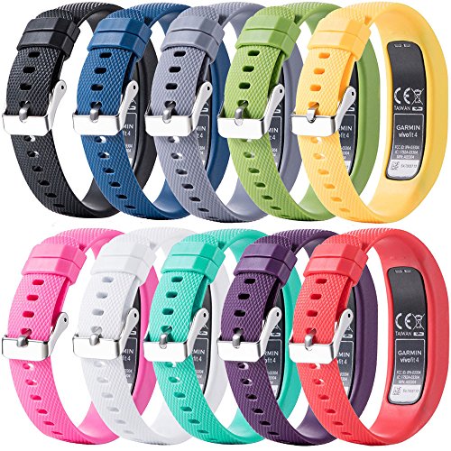 Band for Garmin Vivofit 4, Soft Silicone Replacement Watch Band Strap for Garmin Vivofit 4 Activity Tracker by QGHXO - Used condition - Image 2