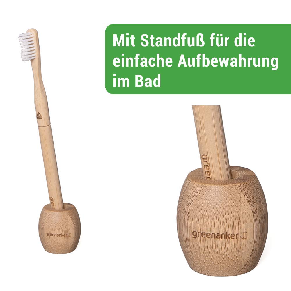 aldi zahnbürste bambus Bambus Zahnbürste | 4er Pack | Vegan & BPA frei