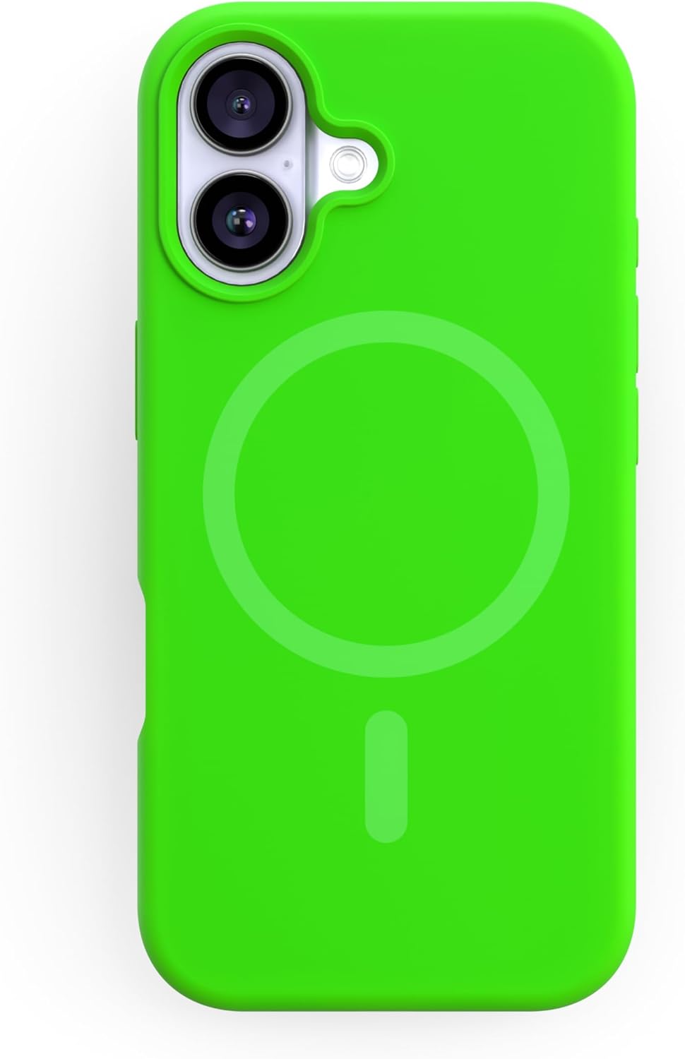 FELONY CASE for iPhone 17 with MagSafe - Neon Green Soft-Touch Liquid Silicone Case, Lightweight Magnetic Protective Cover, 360° Shockproof, Anti-Scratch Compatible with MagSafe Accessories